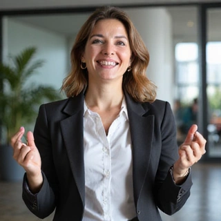 Client partageant son expérience positive