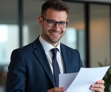 Professionnel content des services juridiques